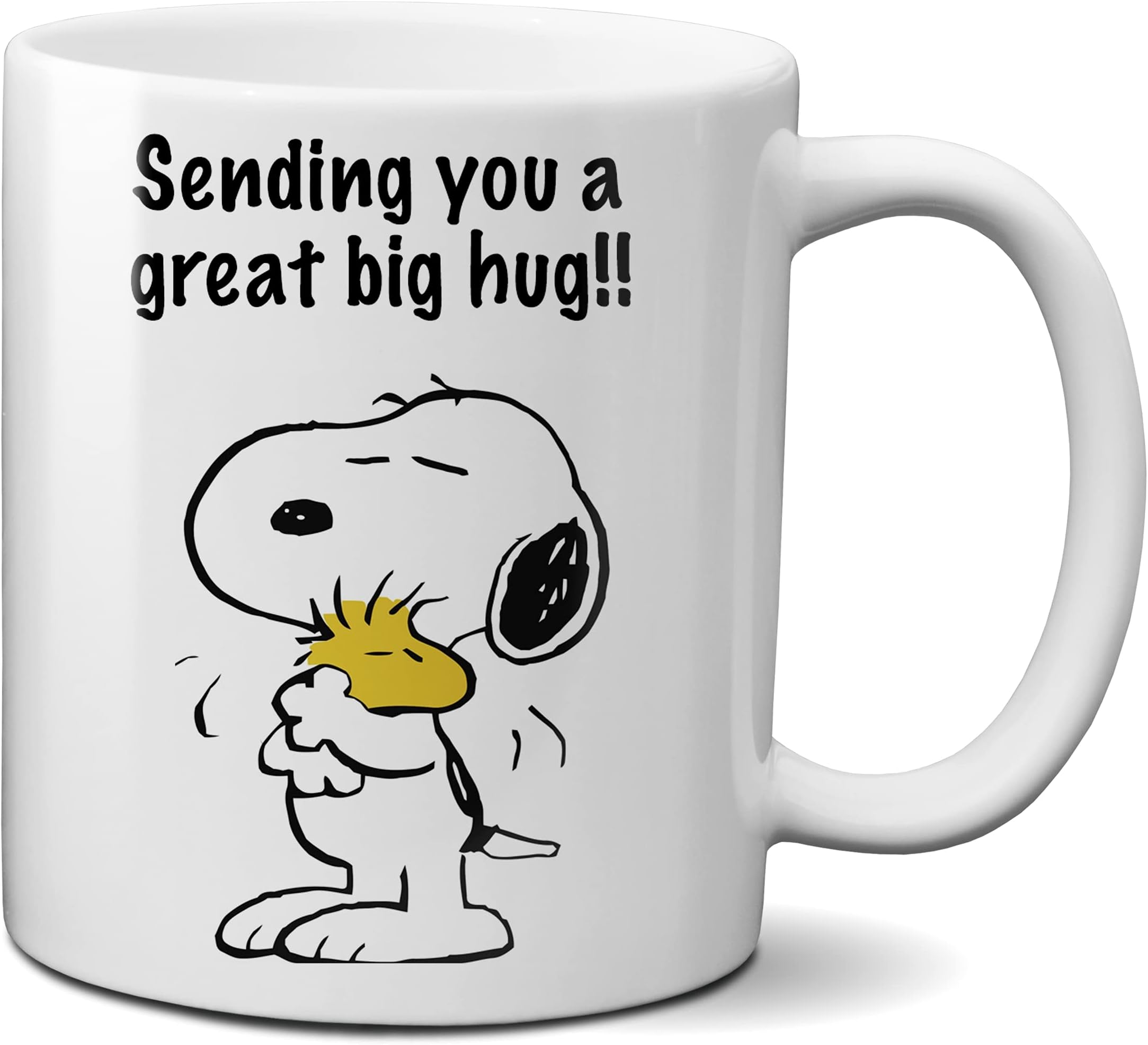 (TM - Cartoon - Sending You a Great Big Hug - Mug Cup Funny Gifts Cute - Ceramic 330ml