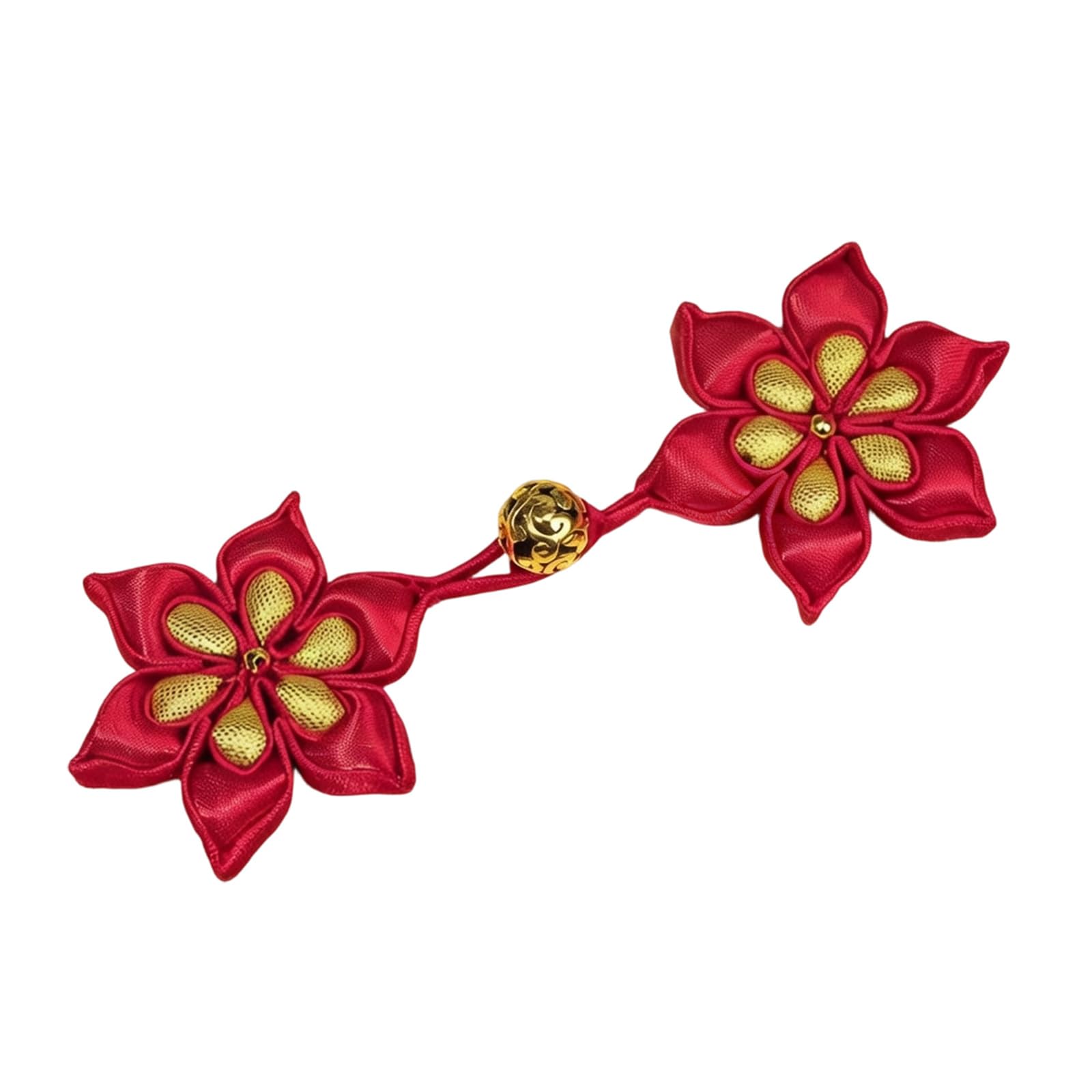 ZEPFJHE Traditional Oriental Fabric Button Closure Cheongsam Knot Fasteners for Cheongsam Dress Garment Making Chinese