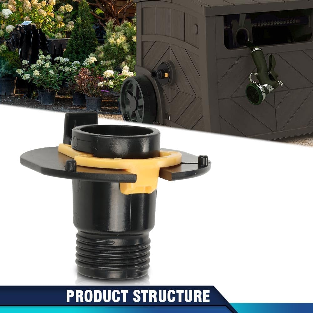 PIT66 Resin Hose Reel Hideaway w/Retainer Clip Part Compatible with Many Sun cast Model Hose Reels