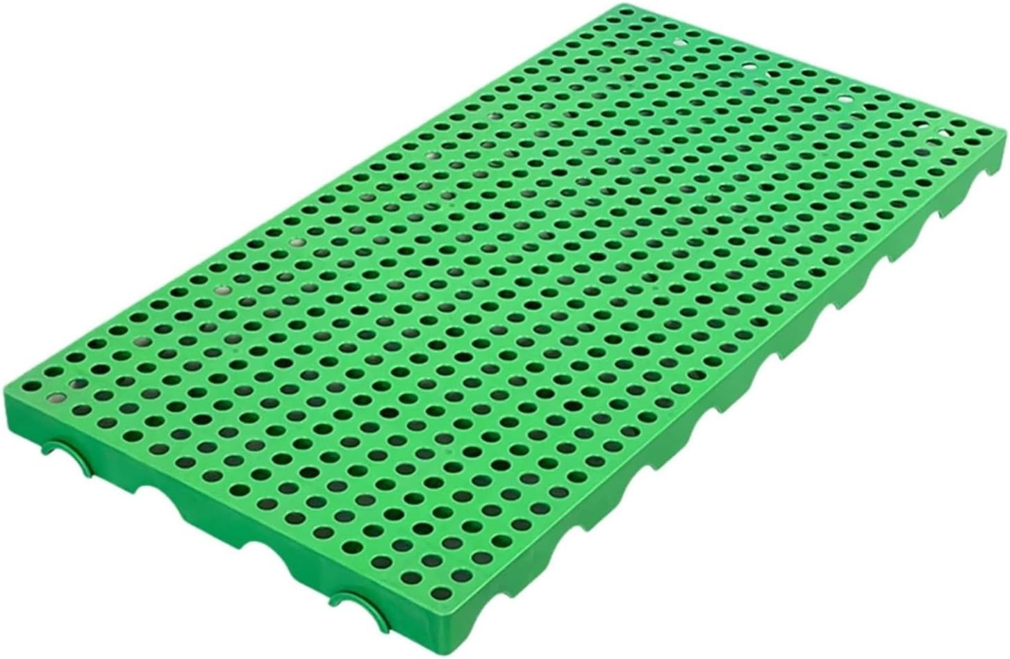 Plastic Pallet, Waterproof Breathable Grid Pad Board, Lightweight Floor Isolation Pallet Rack, Warehouse Storage Floor Pallets Platform(Green)