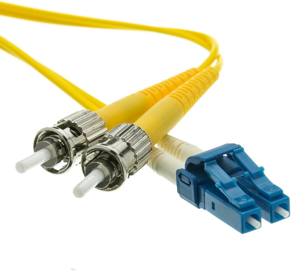 CableWholesale Fiber Optic Cable LC/ST Singlemode Duplex 9/125 30 Meter (98.4 Foot)