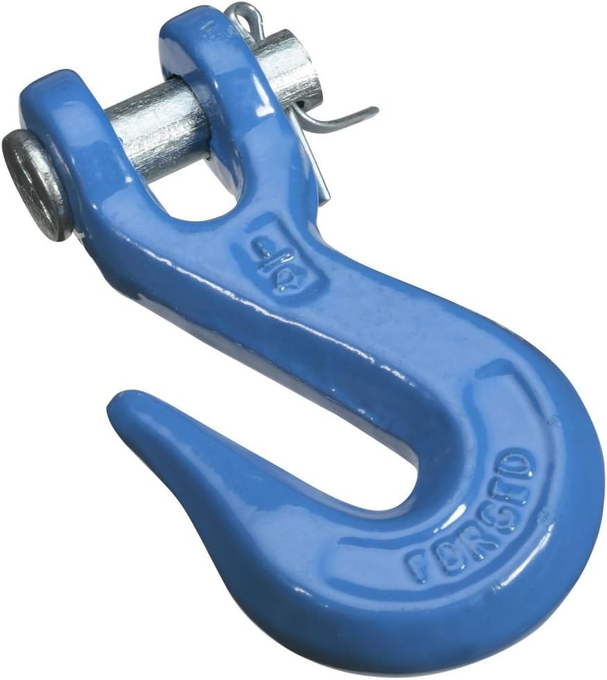 National Hardware N177-212 3240BC Clevis Grab Hook in Blue,1/4 Inch