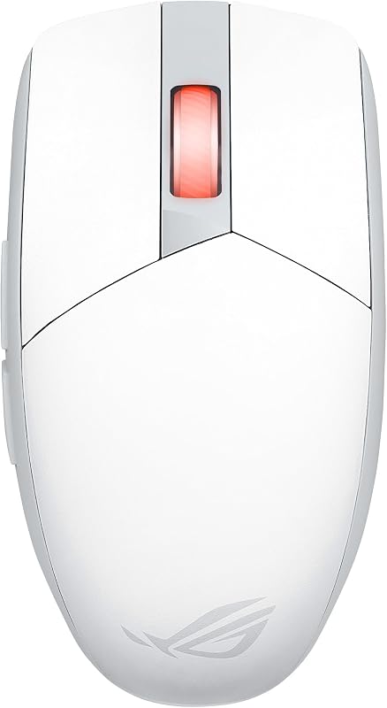 ROG Strix Impact III Ratón Inalámbrico para Juegos, 57 G Ligero, Sensor 36K DPI, Bluetooth y RF 2,4GHz, ROG SpeedNova, Duración de la Batería hasta 618 Horas, Interruptores Reemplazables, Receptor ROG Omni, Blanco