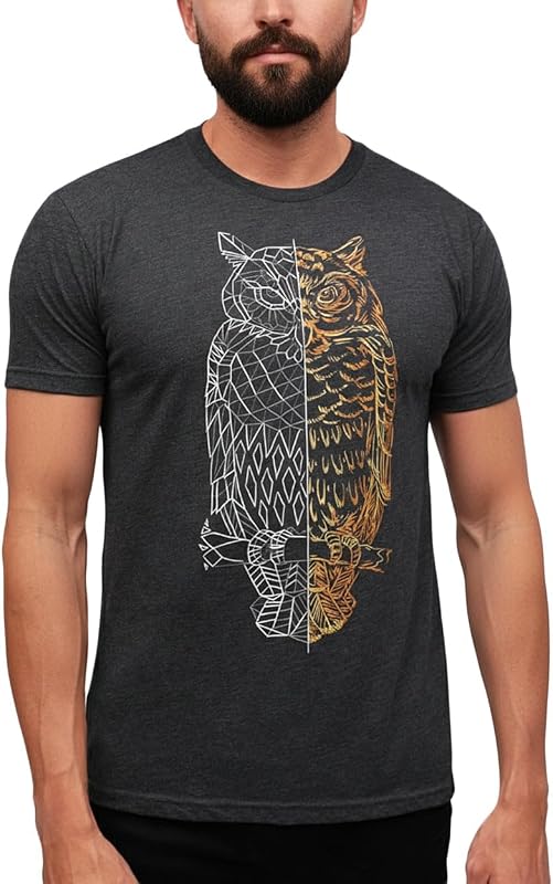Graphic Tees for Men Trippy Space Design Colorful T-Shirts S-4XL