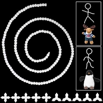 170-Piece Armature Set for Dolls, Flexible 9Mm Ball Joints and Connectors for DIY Craft Models