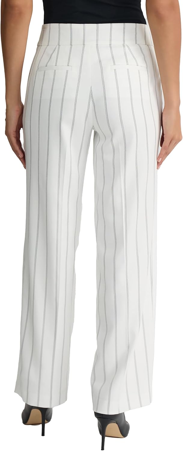 Kasper Women's Kasper Women's Pinstripe Wide Leg Pant