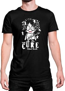 Camiseta Algodão Banda The Cure Indie Manga Curta