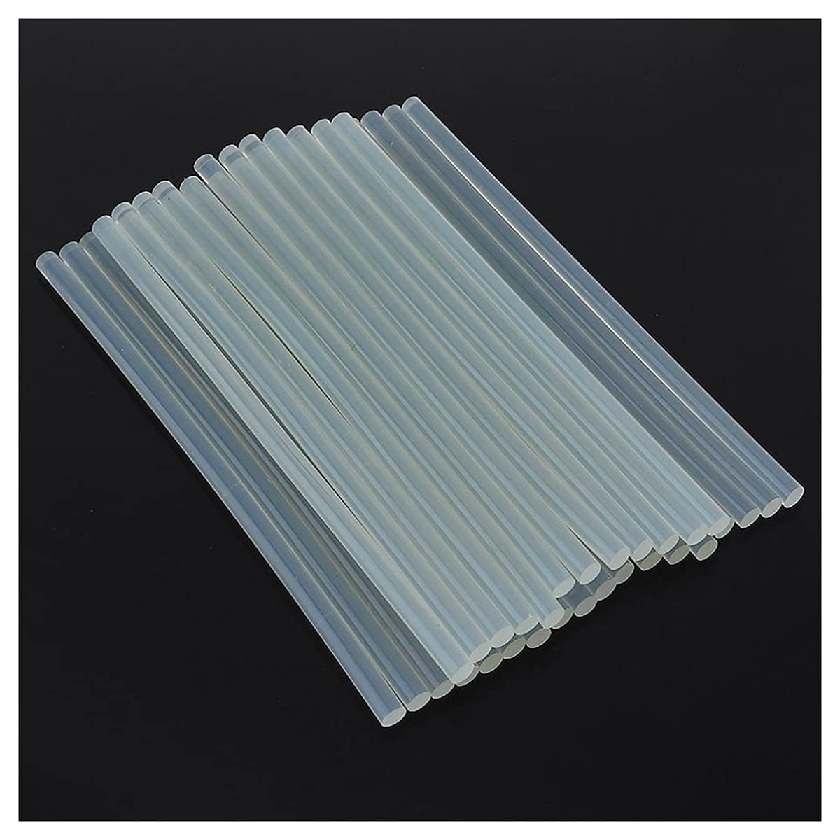 ZTBH Stick di Colla a Caldo 100 pz/Lotto 7mmx190mm Bastoncini per Colla Trasparente per Pistola Hot-Melt, per Strumenti Termici Fondere la Colla Stick