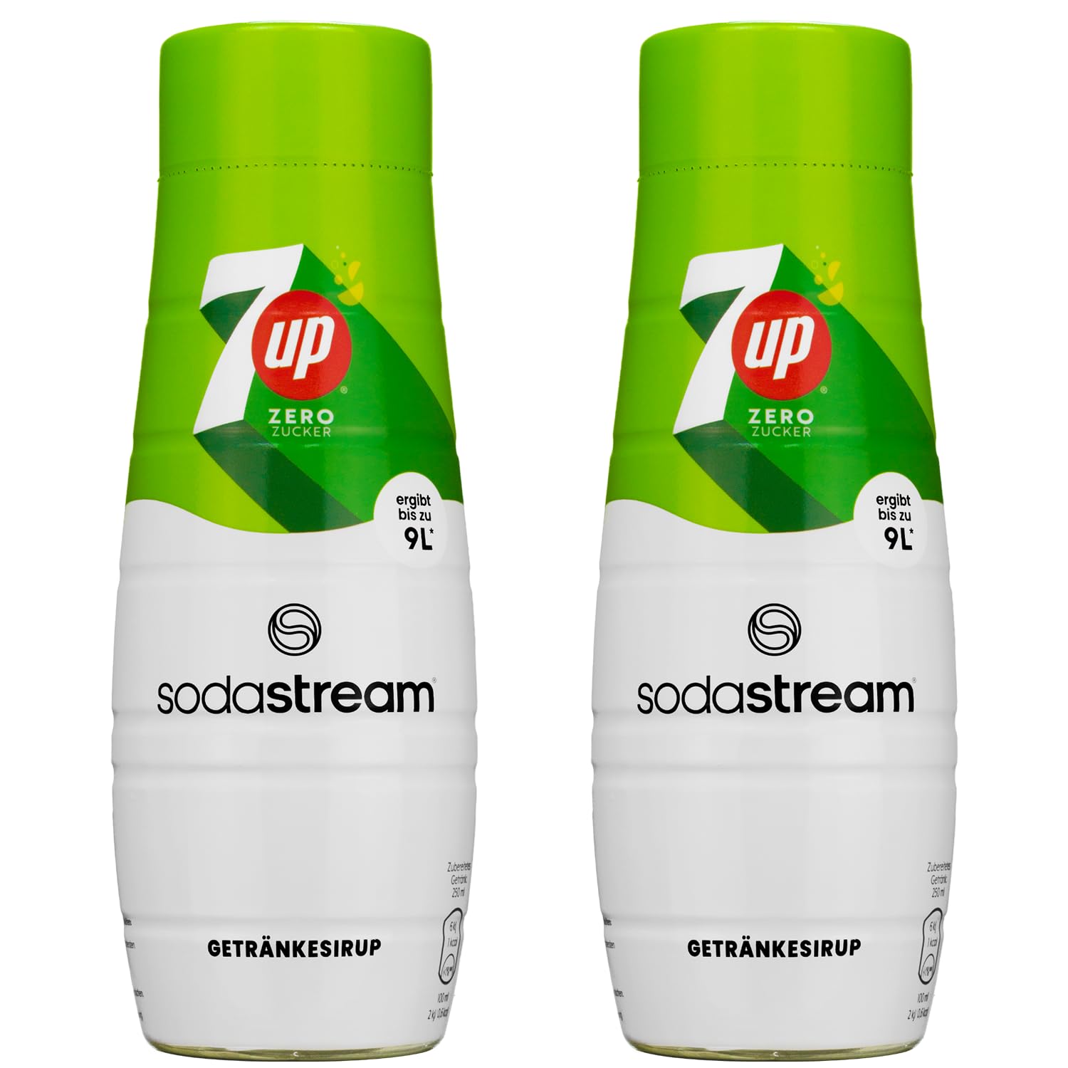Sodastream 2x SYROP 7UP ZERO CUKRU SOK KONCENTRAT DO WODY
