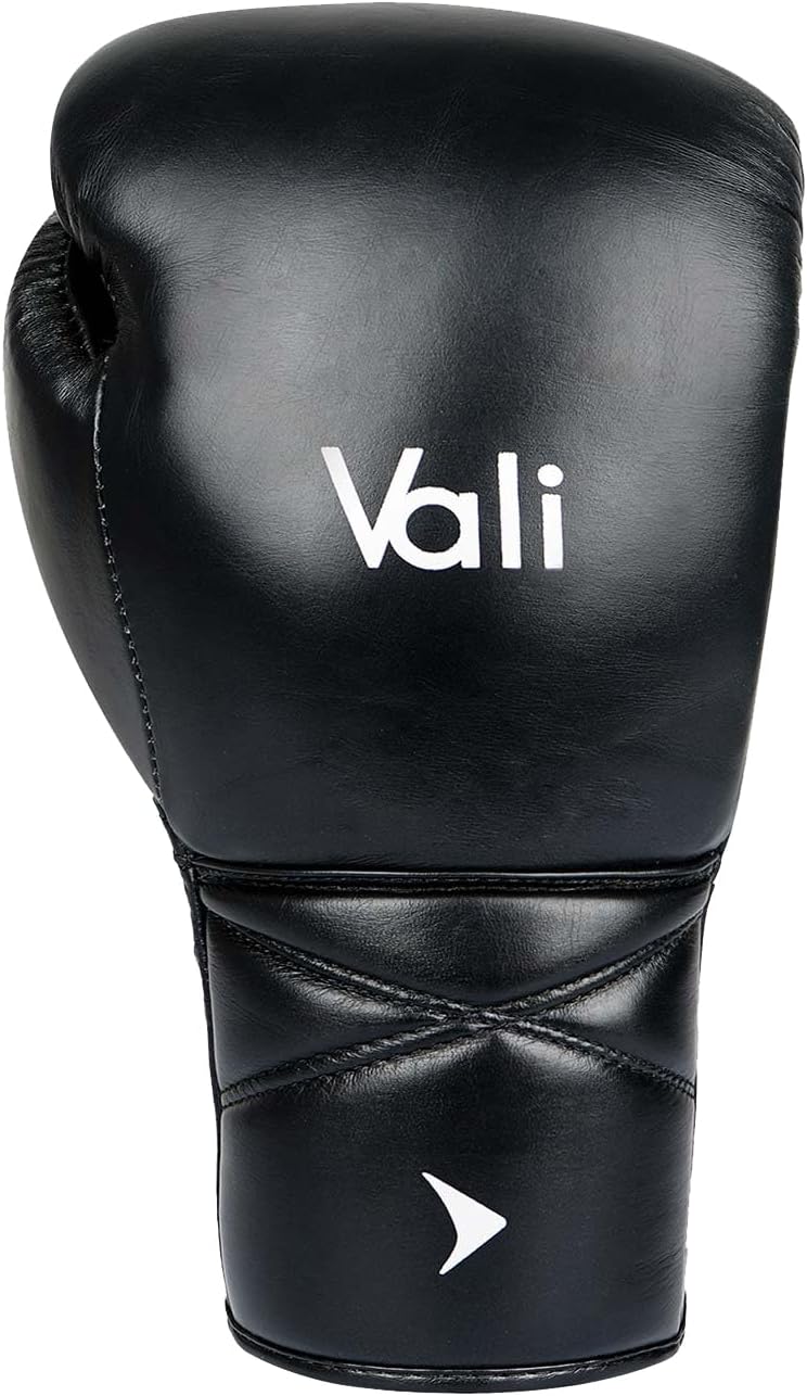Vali Lancer Leather Lace Up Boxing & MMA Gloves for Pros Sparring