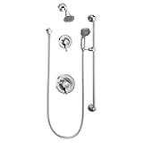 Moen T8342EP15 Commercial Posi-Temp Pressure Balancing Eco-Performance Shower and Handshower Trim, Valve Required,s, Chrome