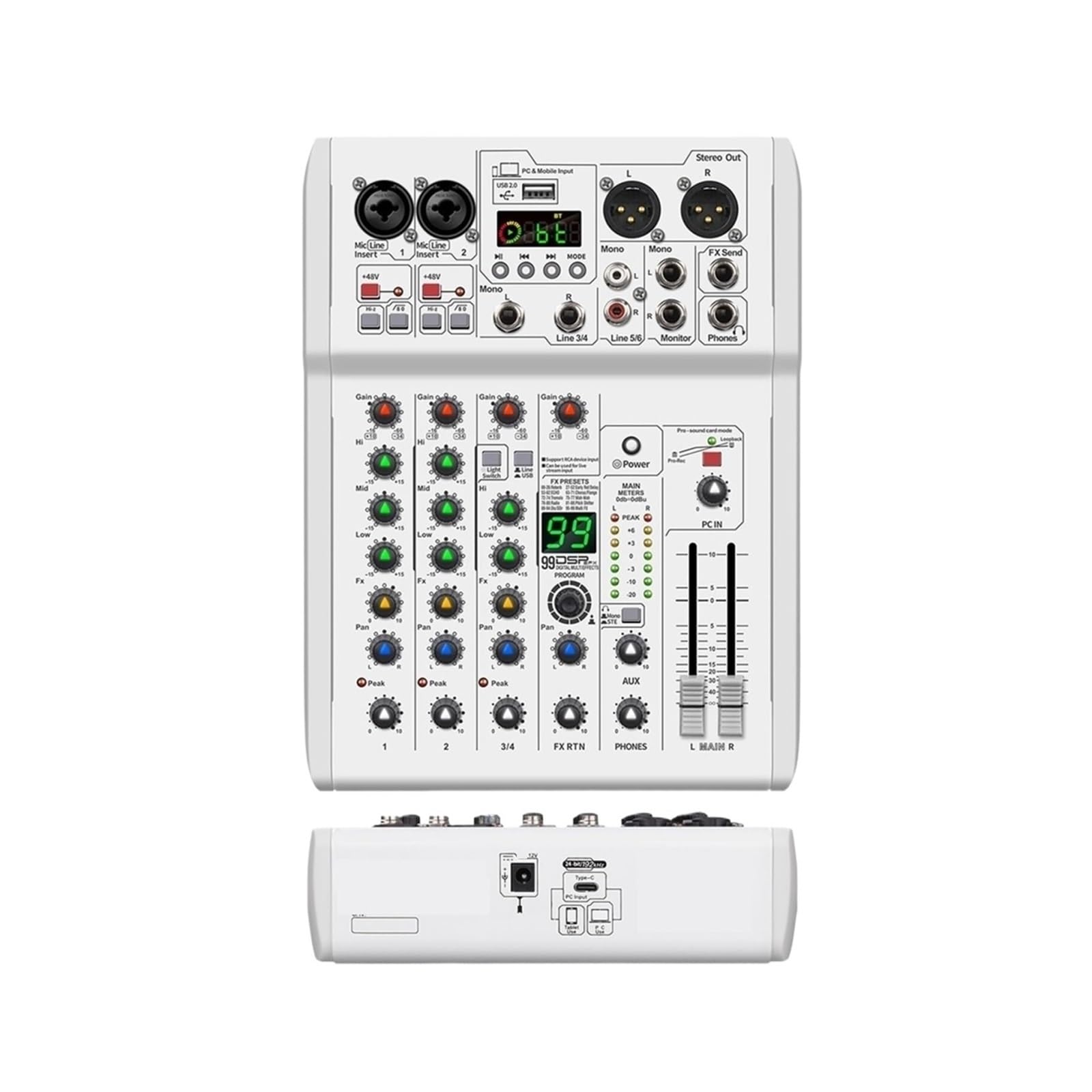 Mixer Audio, Konsola Miksera DJ-skiego PRMX-6