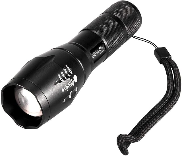 UltraFire IR LED Torch 850nm Adjustable Focus Infrared Illuminator Tactical Flashlight for Night Vision, Coyote Hog Predator Hunting, A100-IR