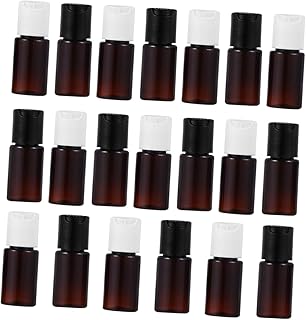 FRCOLOR 20 Pçs Recipientes De Shampoo De Viagem Recipientes De Viagem Cosméticos Garrafas De Pessoal De Plástico Garrafas De Vazias Garrafas De Maquiagem De Viagem Tampa
