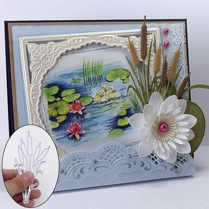 Vista 2 de Troquel de corte de metal Blossom para álbumes de recortes, plantillas duraderas y cortadas para álbumes de recortes, álbumes de fotos, tarjetas