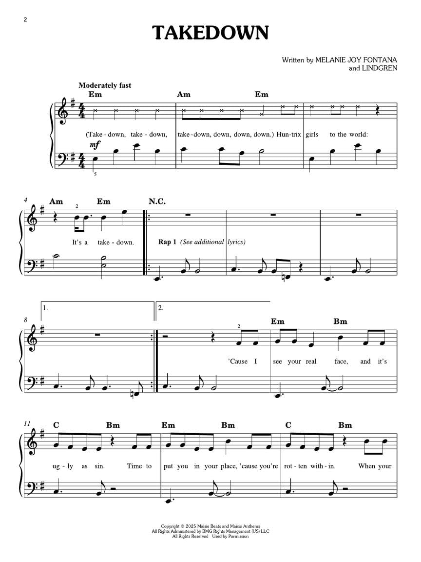 K-Pop Demon Hunters: Easy Piano Songbook | Klavier Notenbuch für Anfänger mit 9 Songs aus dem Netflix Film KPop Demon Hunters | Leichte ... Fans: Music from the Netflix Film Easy Piano