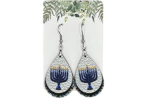 Mesmerizing Menorah Earrings: Illuminating the Spirit of Hanukkah