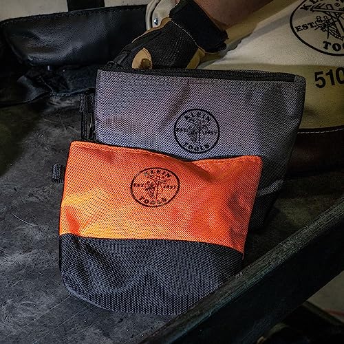 Klein Tools Bolsa Utilitária 55470 Laranja/Preto Cinza/Preto Pacote Com 2