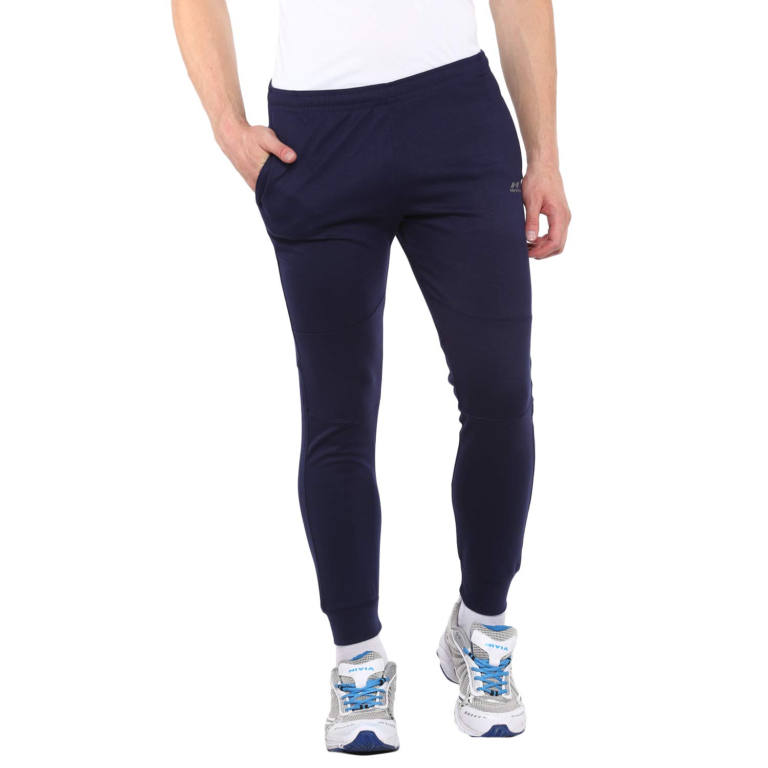 NiviaKrypto-1 Knitted Track Pant for Men | Trouser for Men Lower for Men (Navy Blue,XXL)