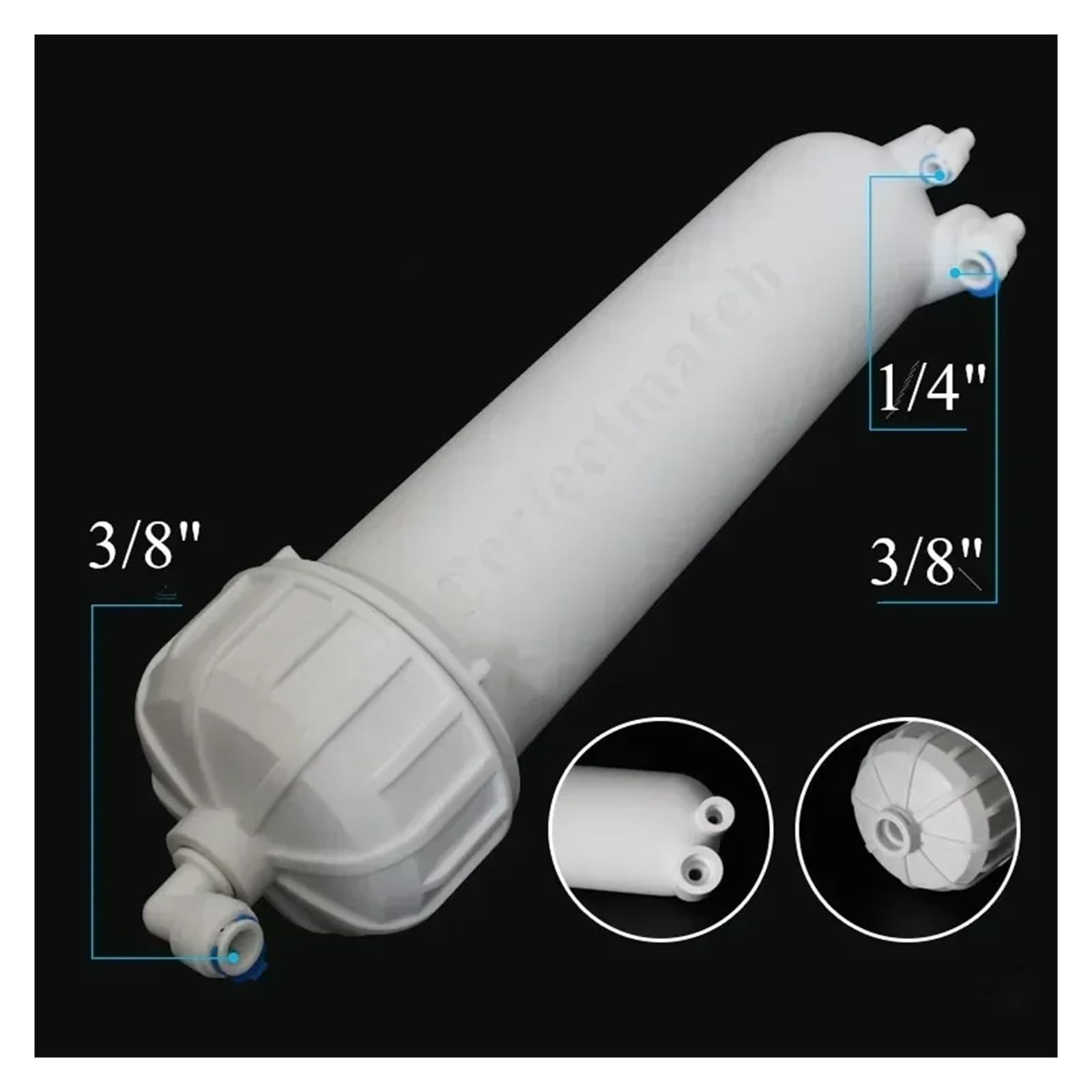 Sostituzione del filtro dell'acqua a membrana for osmosi inversa da 600 Gpd, cartuccia del filtro dell'acqua 3013-600, membrana RO con alloggiamento per sottolavello