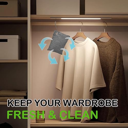 Miniatura 6 de Absorbedor de olores de carbón activado, bolsas de carbón de bambú fresco natural, desodorante para el hogar, coche, desodorante fuerte olor, bolsa