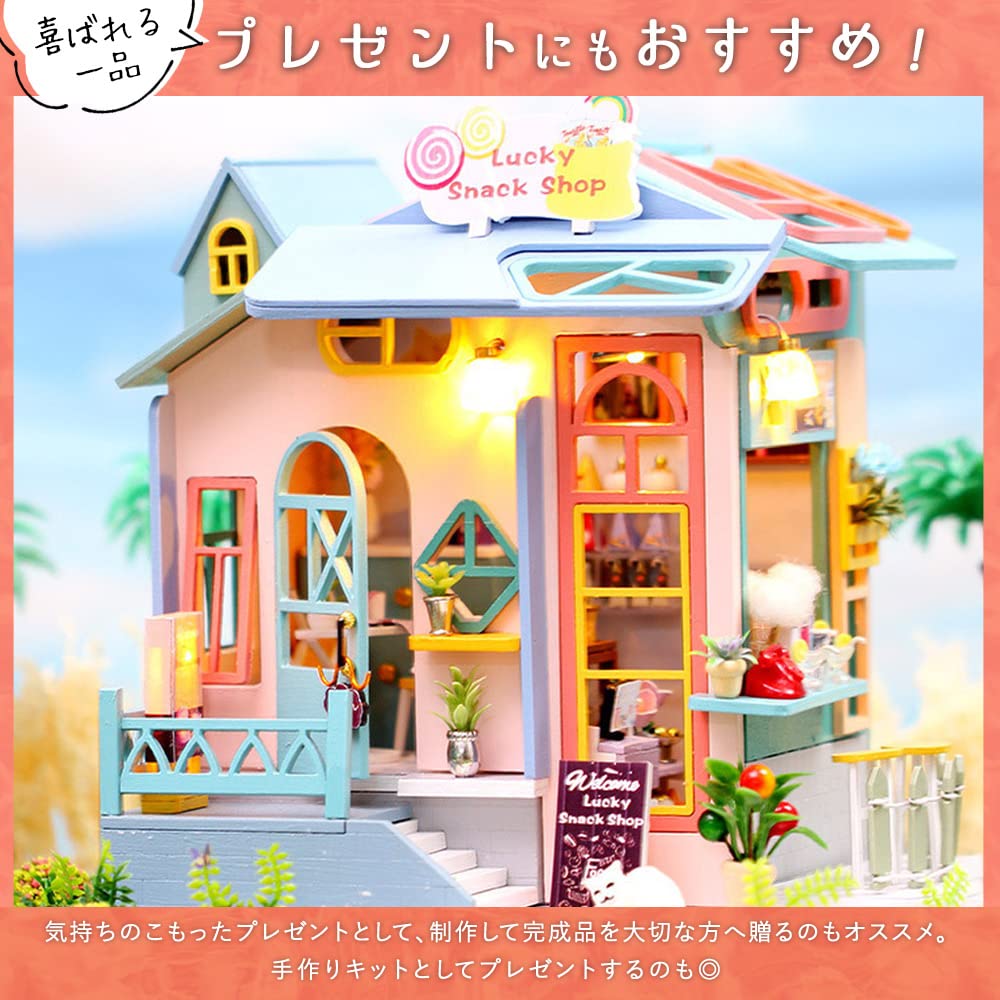Amazon | NOBONU ドールハウス ミニチュア 手作りキット セット 1/24