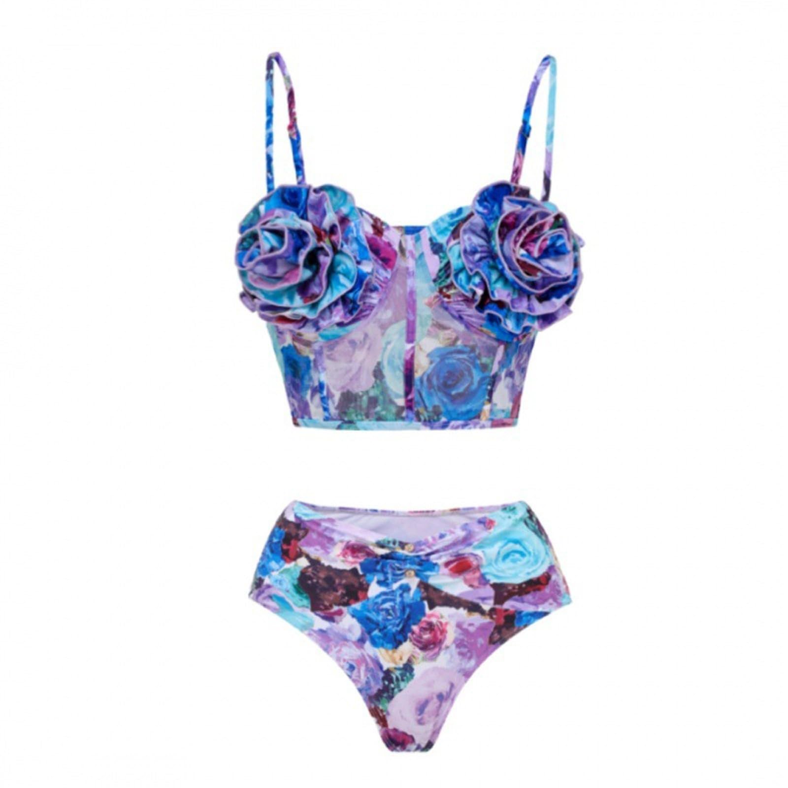 Conjuntos de Bikinis para Mujer Bikinis Push Up de Bao Dos Piezasbikini Deportivo mujerSencillo y verstil