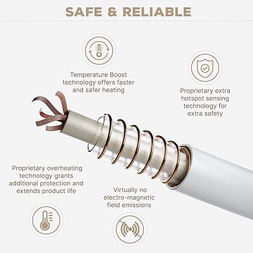 Vista 6 de Beautyrest - Manta Eléctrica Reversible de Felpa ultraligera - Manta Eléctrica, Regulador de Múltiples Niveles de Calor Acogedor Sofá Sala de Estar