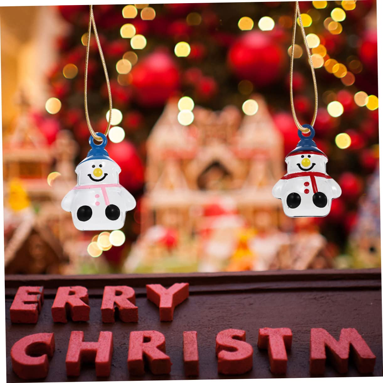 Zerodeko 40 Pz Campane Di Natale Palline Dell'albero Di Natale Ornamenti Di Campanellini Appesi Decorazioni Natalizie Decorazione Della Campana Di Babbo Natale Ciondolo Campana Vacanza Rame