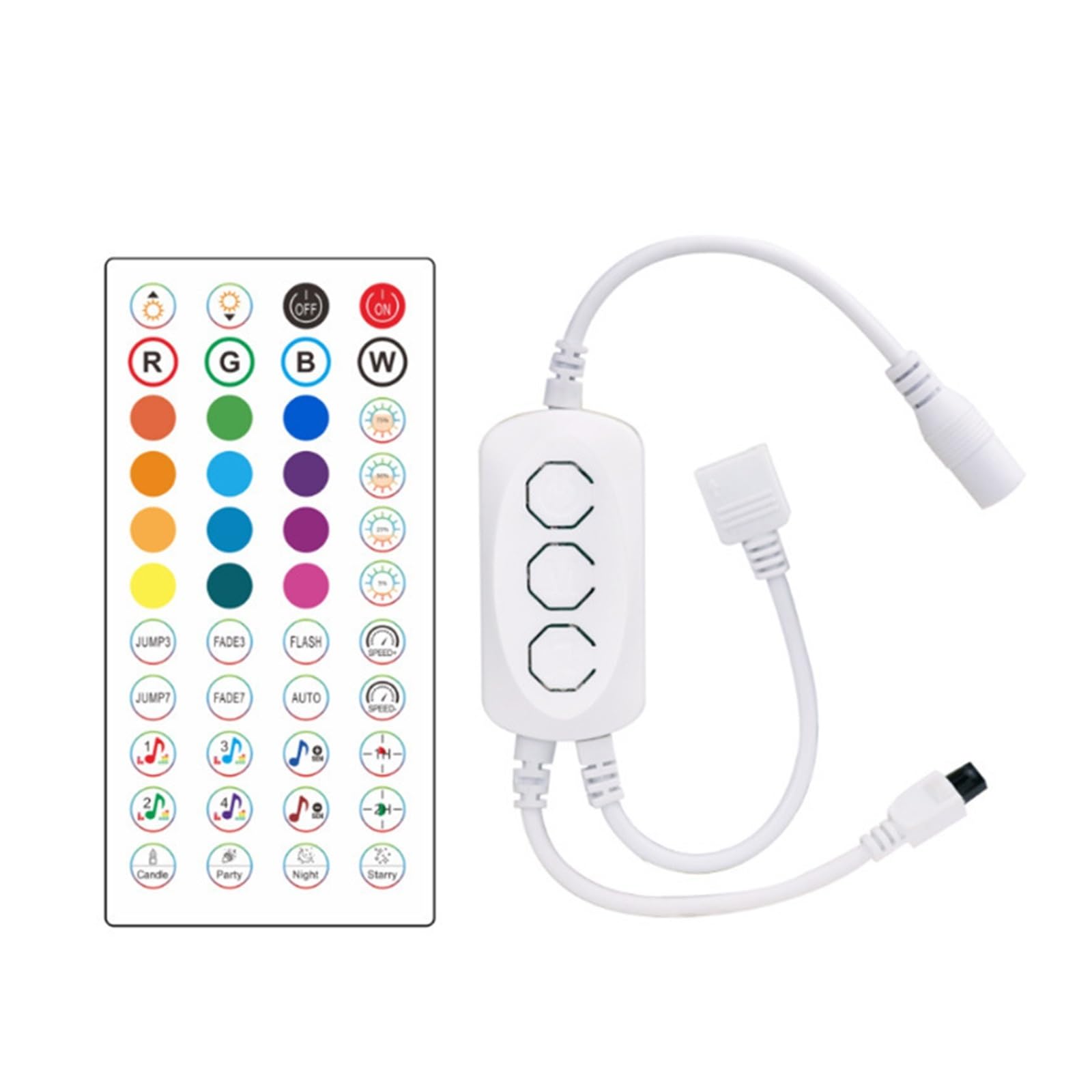 Controlador de tira de luz RGB con ritmo musical para ambientar tu hogar