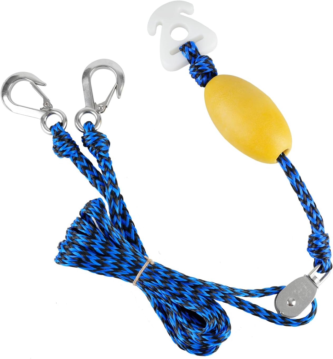 Tow Harness with Float, Boat Tow Rope for Tubing, Heavy Duty Tow Harness for Water ski,Wakeboard, kneeboard