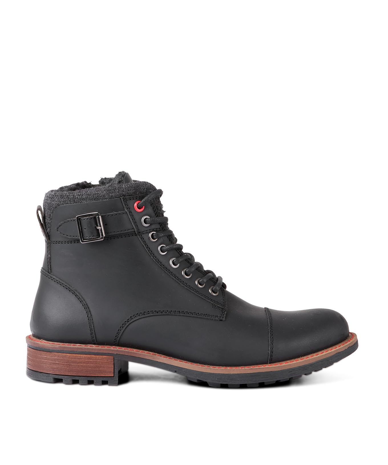 Joe Browns Men's Black Leather Boots Fashion, 10 UK