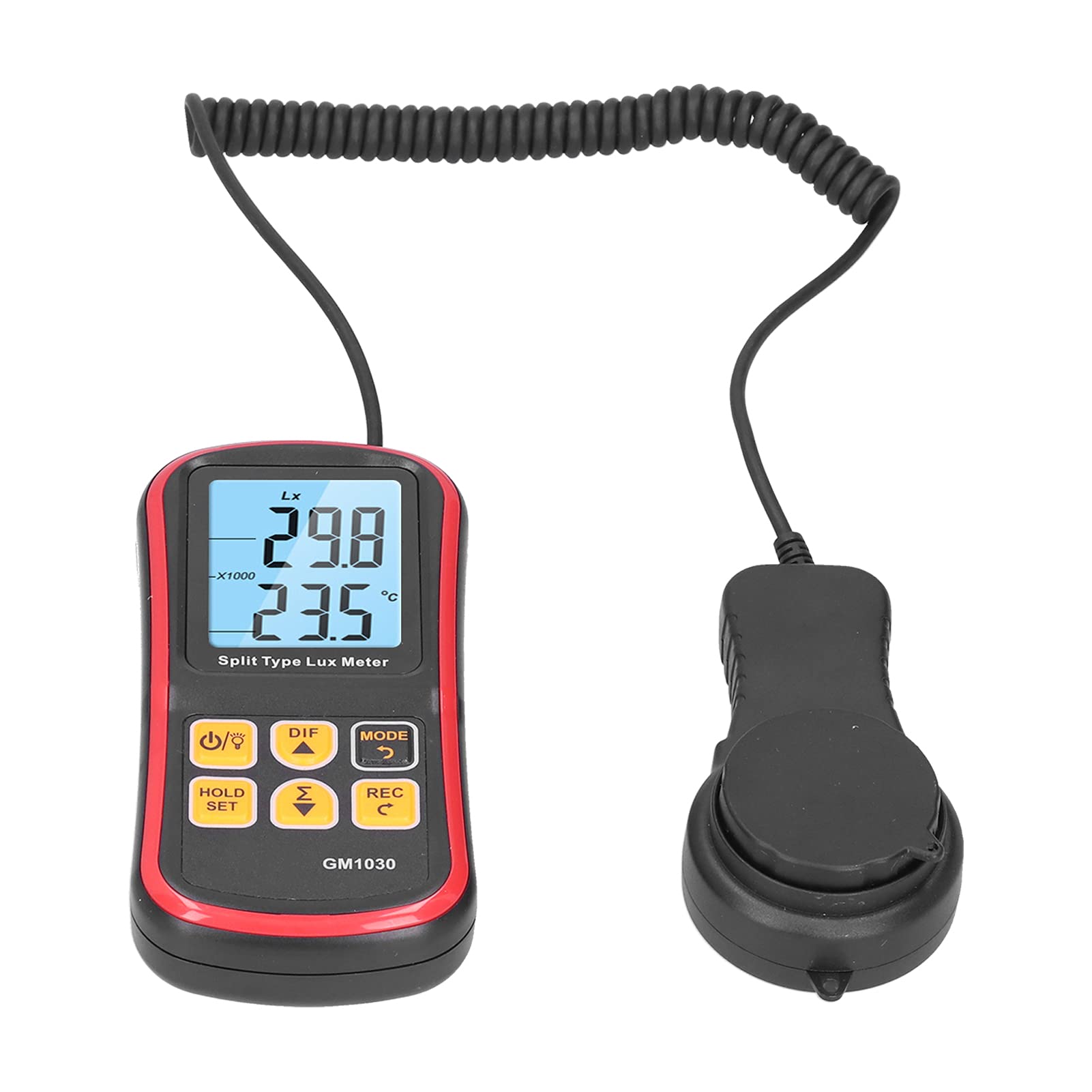 BENETECH Illuminamentometro Multifunzione con Funzione di Memoria, Strumento di Misurazione della Luce Leggero e Portatile, Fotodiodo Al Silicio, 745g