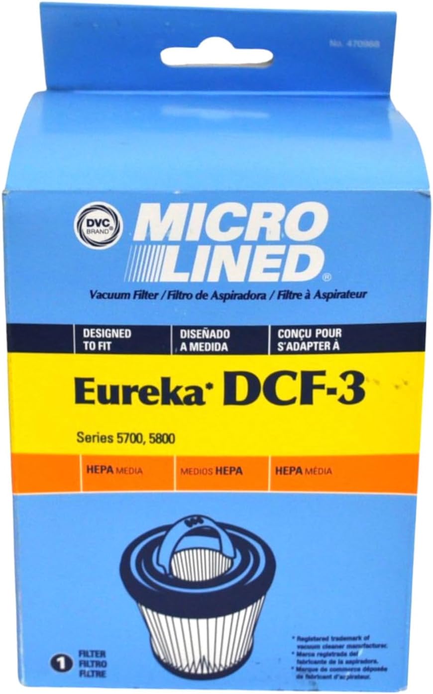 DVC Replacement Part 470988 Eureka DCF-3 Filter in its packaging