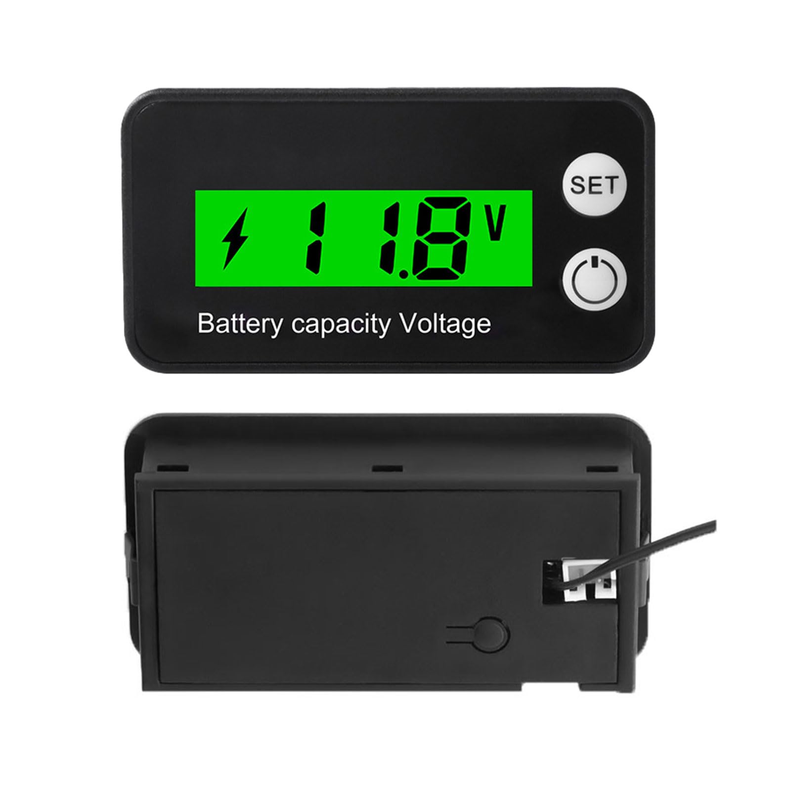 Pffiocix 6136C Voltmeter Included Multifunctional Current Voltage And Battery Level Monitor With An Easy-To-Use Interface For Diy Enthusiasts And Professional Electronic Experiments