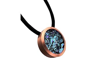 Handcrafted Bismuth Prism Pendant Necklace