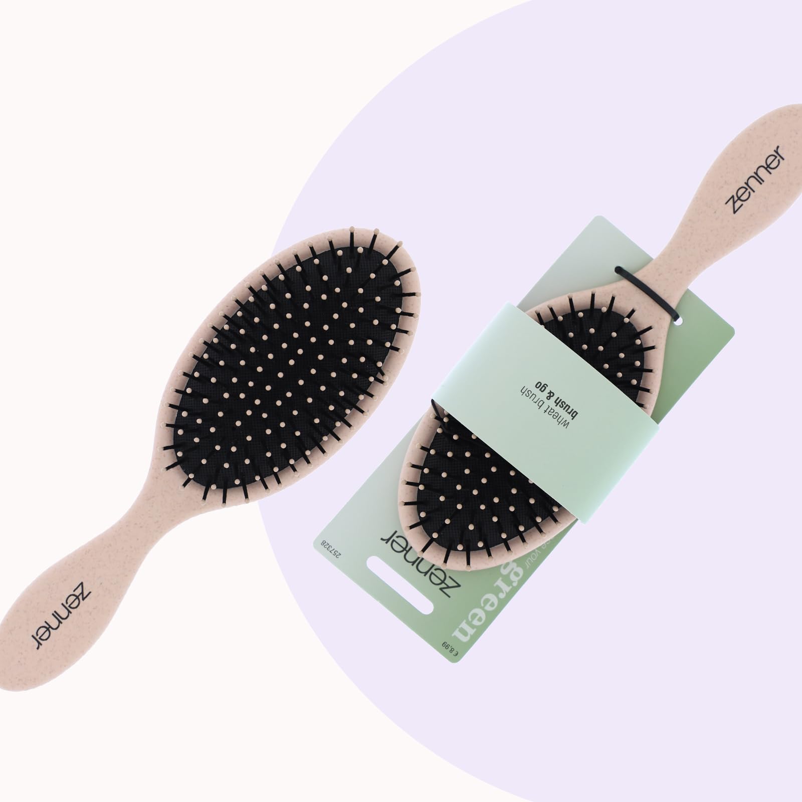 Zenner Curling Brush, Ergonomic Hair Brush for Gentle Detangling & Scalp Massage - Image 4