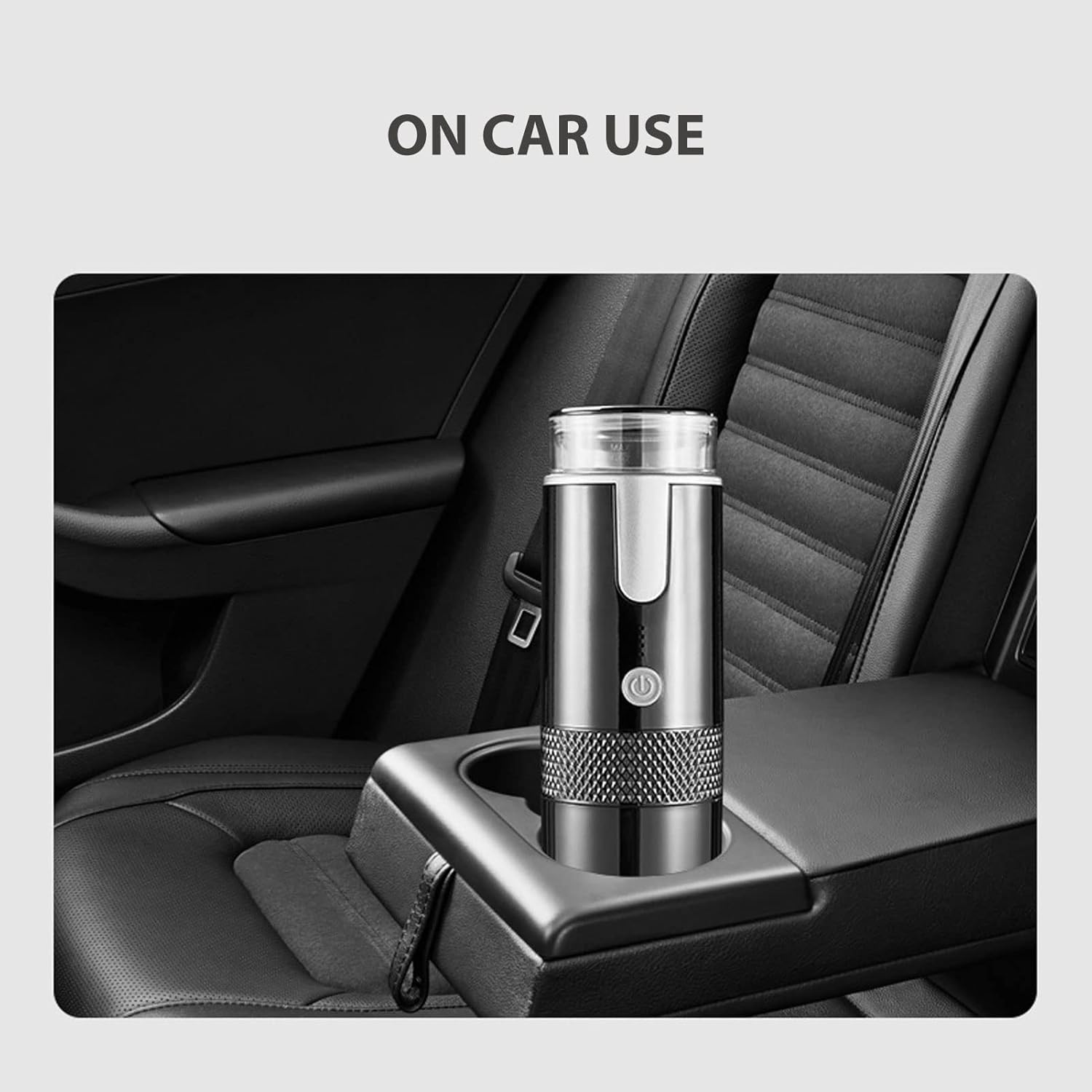 Portable Coffee Machine, Compact and Rechargeable, Extracts Delicious Pure Coffee, Compatible for Capsules and Ground Coffee, Easy to Use for Travel and More