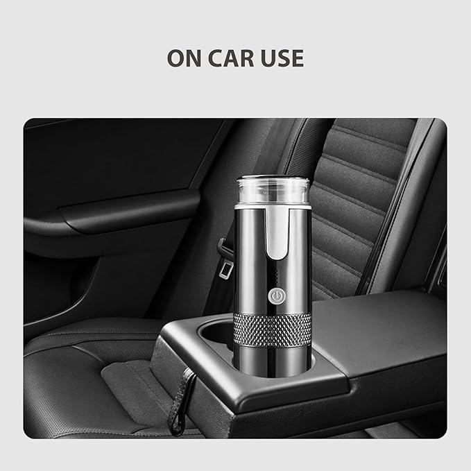 Cafetera Portátil Recargable, Compatible con Cápsulas y Café Molido, Ideal para Viajes miniatura 8