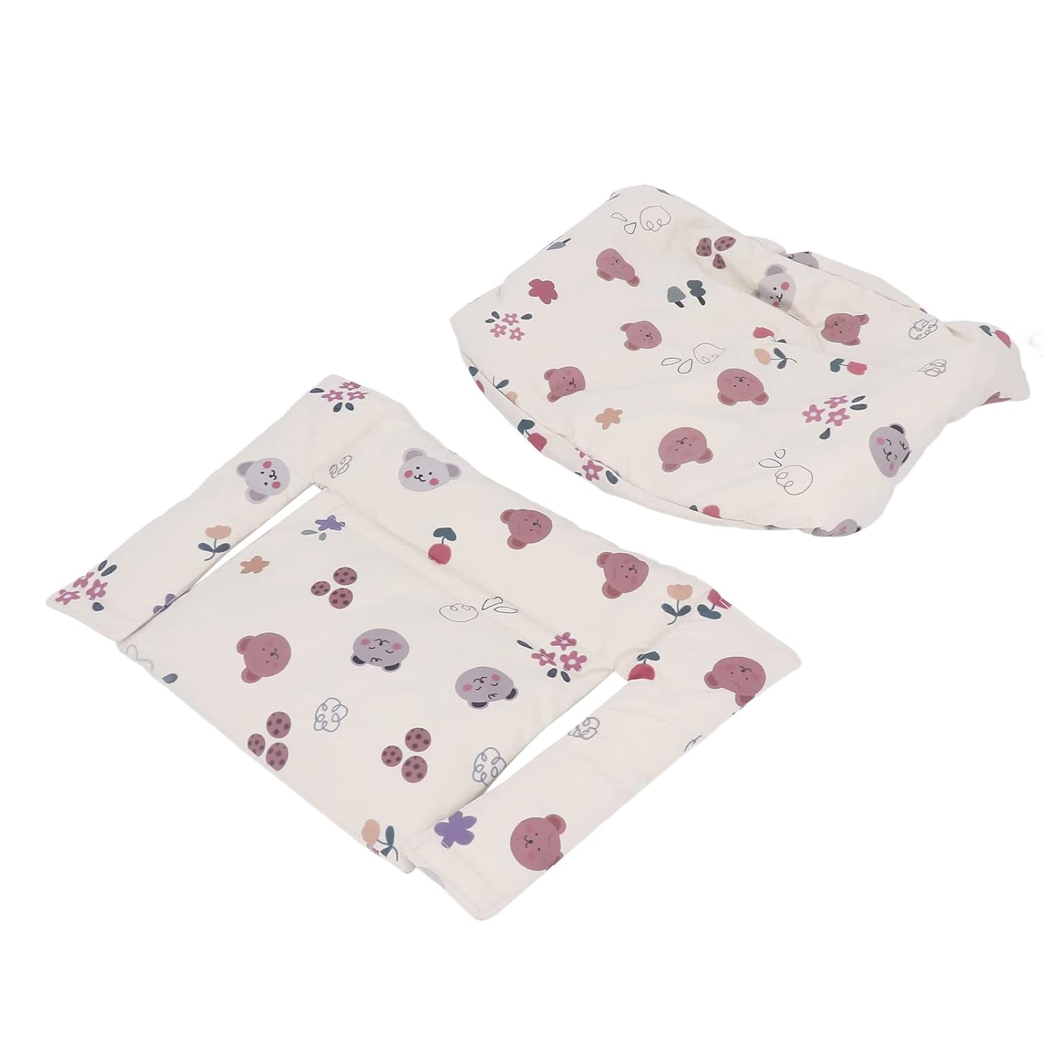 GLOGLOW High Chair Pad, Skinfriendly PP Cotton Baby Dining Chair Cushion for Toddler Wooden 41x26cm (Style 3)