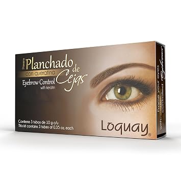 Planchado de Cejas Keratin Eyebrow Straightening Control Kit, 3 Step Treatment, 3 Tubes, 10g Each, Professional Use, Includes Comb