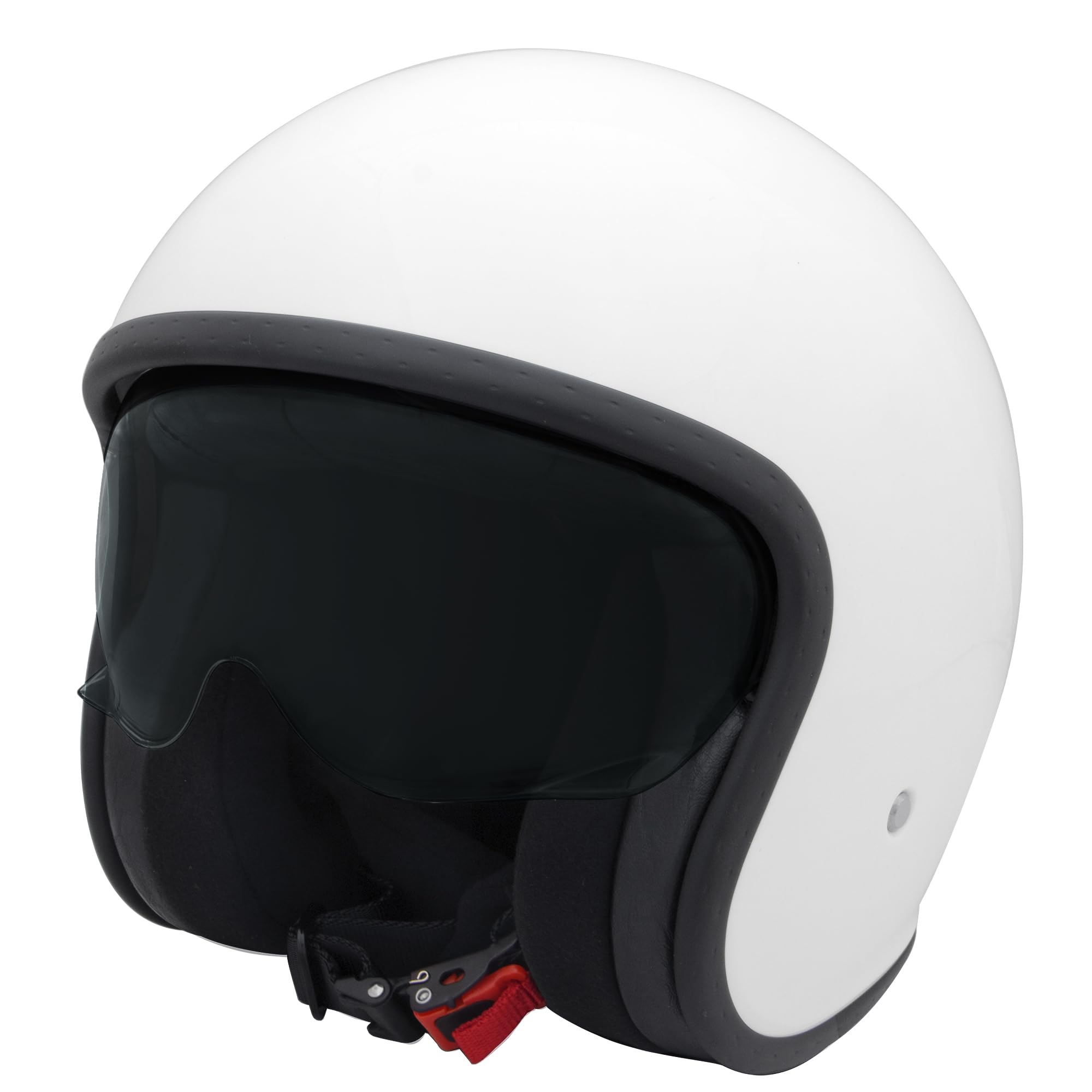 Zorax White L (59-60cm) ZOR-601 Open Face Helmet Scooter Motorbike Motorcycle Crash Helmet ECE 2206