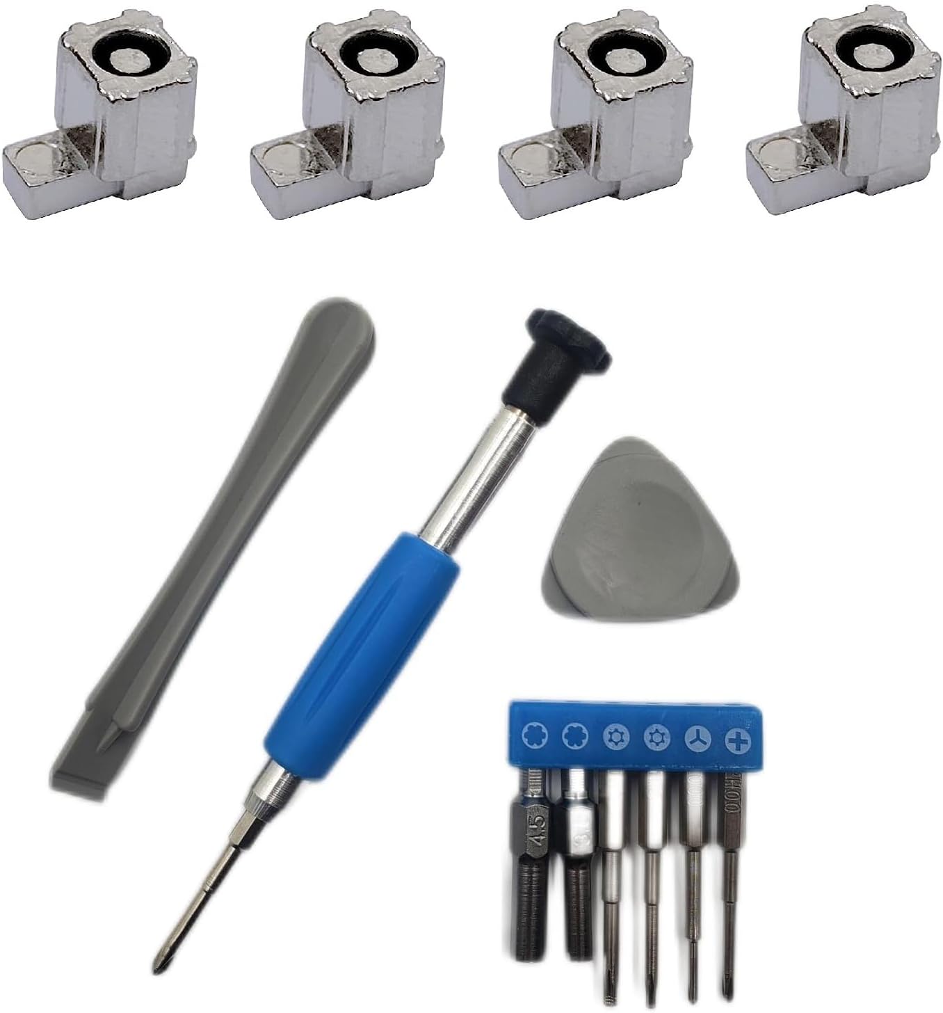 NS Joy-con L/R Lock Buckle Set Replacement Matel Latch with Open Tool