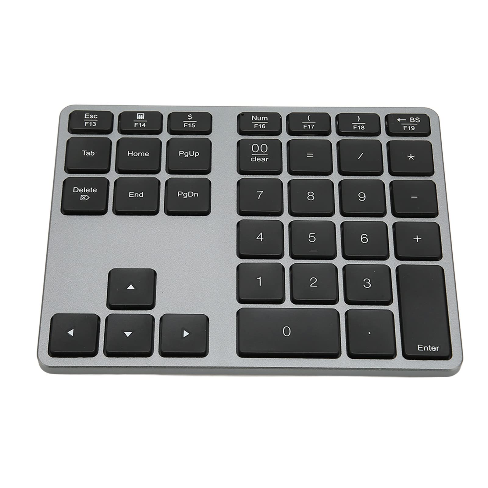 Wireless Number Pad, Bluetooth5.0 Numeric Keypad 35 Keys Scissor Switch Type C Mini Numpad for OS X Laptop and for System