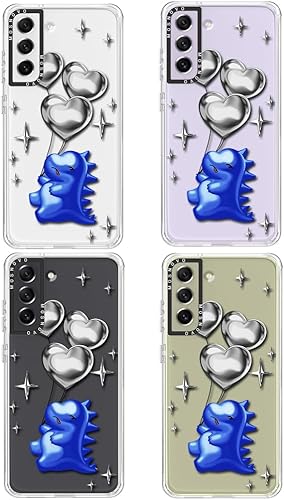 Miniatura 3 de MOSNOVO Funda para Galaxy S21 FE, funda para Samsung S21 FE 5G, diseño de flores de primavera y flores de jardín secreto, diseño floral, absorción