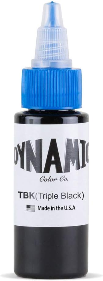 Dynamic Black Tattoo Ink Lining and Shading Tripal Black - 1oZ