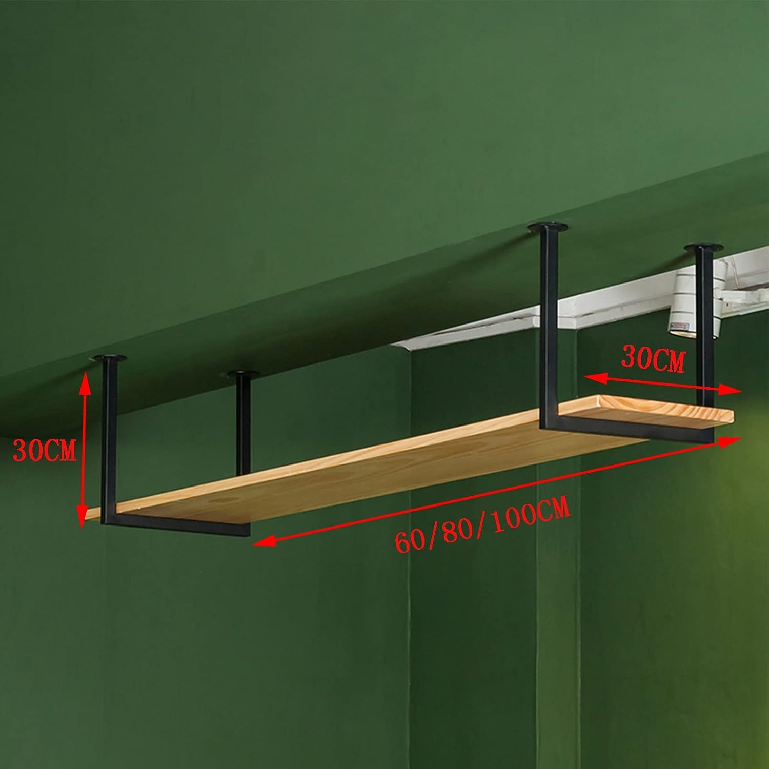 Wine Rack Ceiling Shelf Mounted Floating Suspended, Ceiling Wine Glass Racks, European Hanging Wine Racks, Hanging Kitchen Bar Rack/Decorative Holder/Storage Shelf Home Decoration