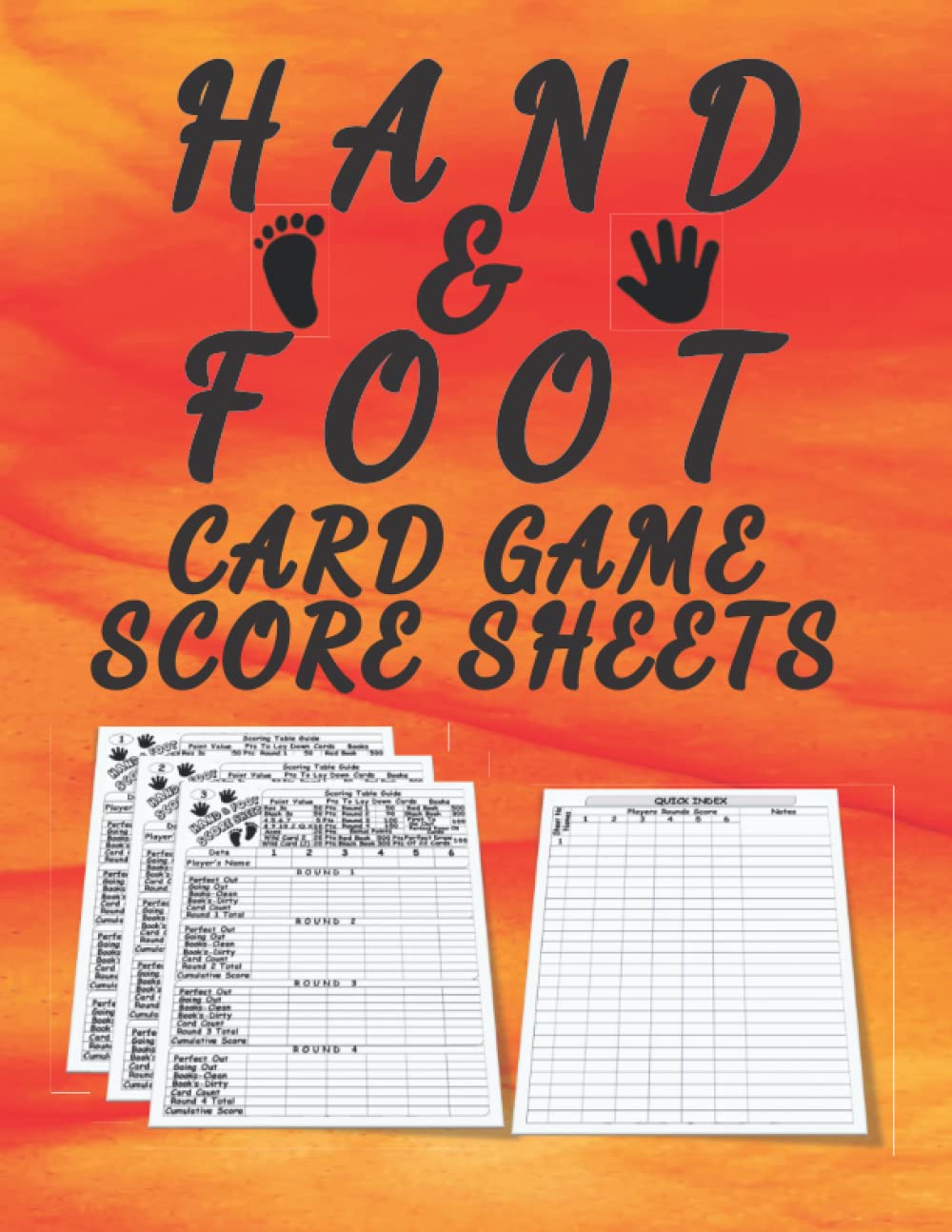 Buy Hand and Foot Card Game Score Sheets Hand and Foot Card Game Score