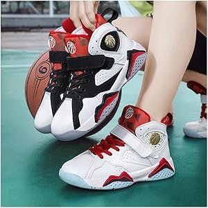 Amazon | [JKXK] バスケットシューズ ジュニア バッシュ キッズ