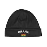 HILLBACK Funny-Ghana-Ghanaian-Flag Unisex Hedging Cap Beanie Warm Skull Outdoor Sports Watch Hat